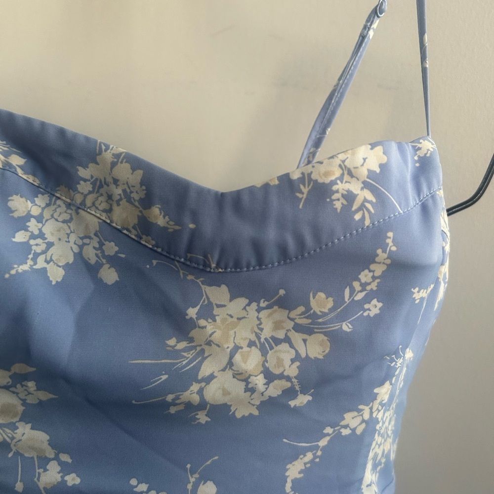 Abercrombie floral midi dress XS petite - Picture 3 of 5